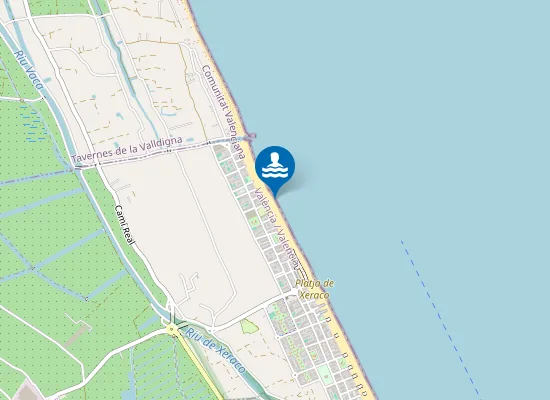 Map of PLAYA DE XERACO PM2