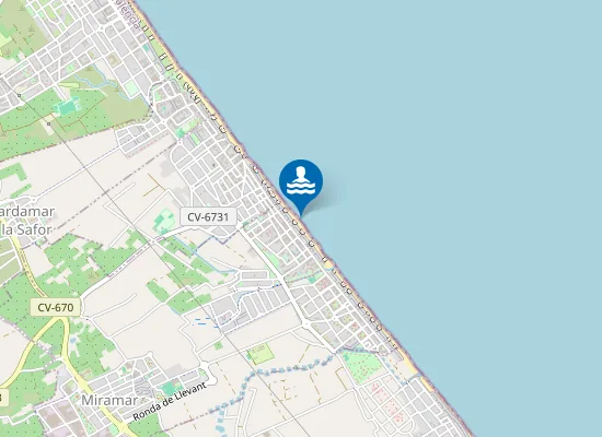 Map of PLAYA DE MIRAMAR PM1