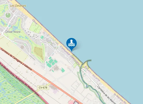 Map of PLAYA DE LES DEVESES PM1