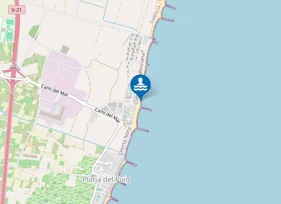 Map of PLAYA DE PLANS PM1