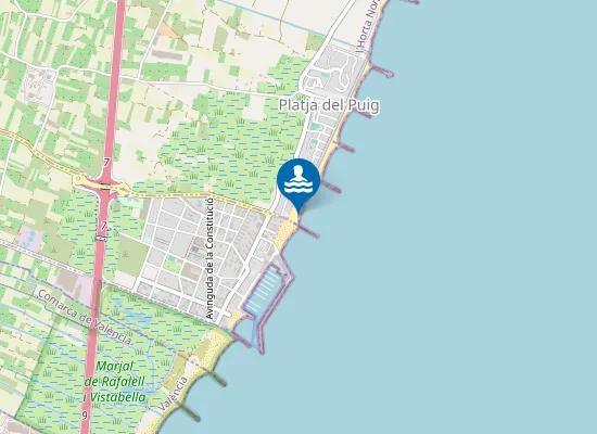 Map of PLAYA MEDICALIA PM1