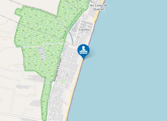 Map of PLAYA DE CORINTO PM1