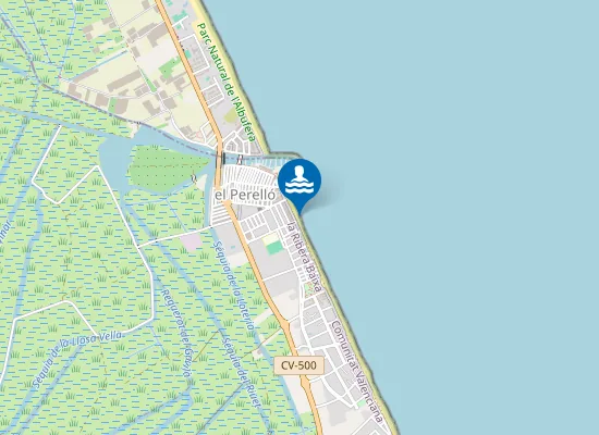 Map of PLAYA DEL PERELLO PM1