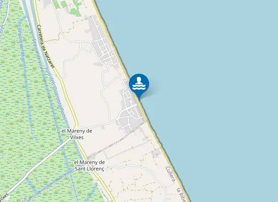 Map of PLAYA DEL MARENY DE VILXES PM1