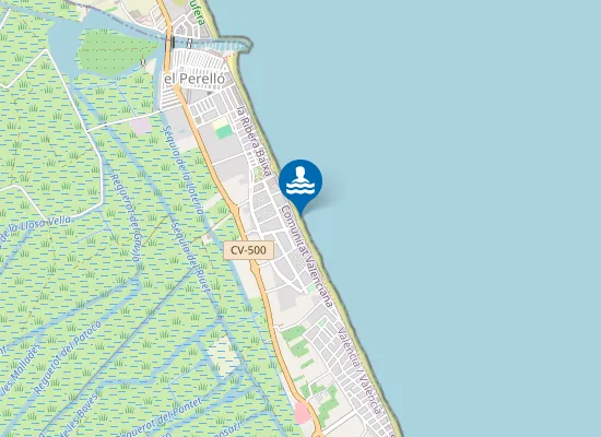 Map of PLAYA LA LLASTRA PM1