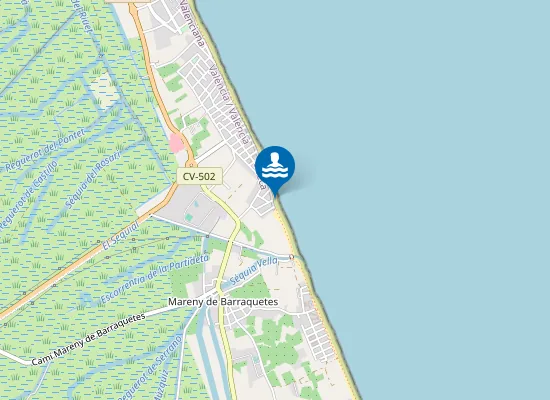 Map of PLAYA DE MOTILLA PM1