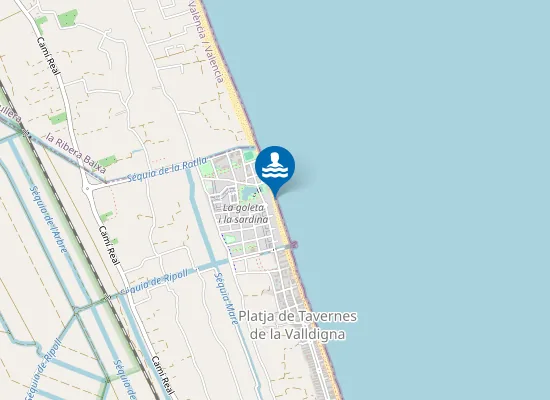 Map of PLAYA DE LA GOLETA PM1