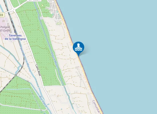 Map of PLAYA DELS MARENYS PM1