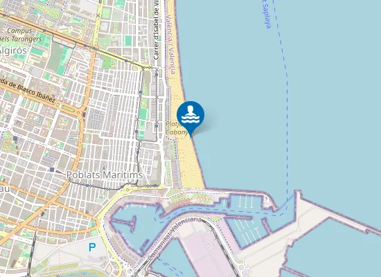 Map of PLAYA DEL CABANYAL PM1