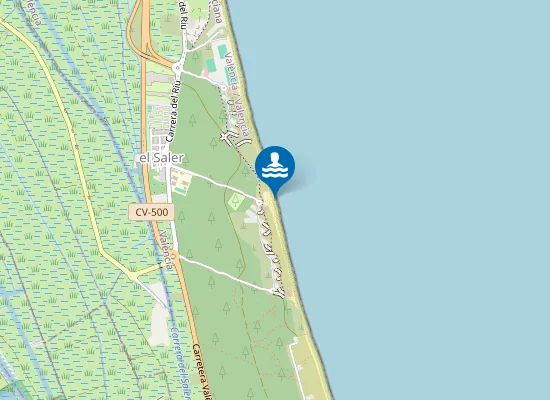 Map of PLAYA DEL SALER PM1