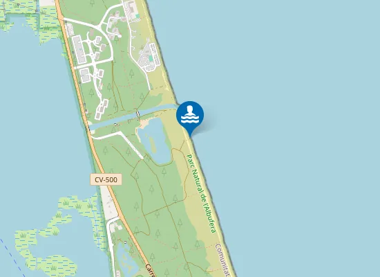 Map of PLAYA DE LA DEVESA PM1