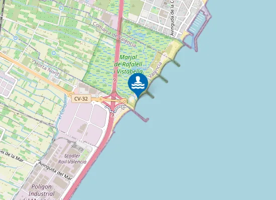 Map of PLAYA DE VISTABELLA PM1