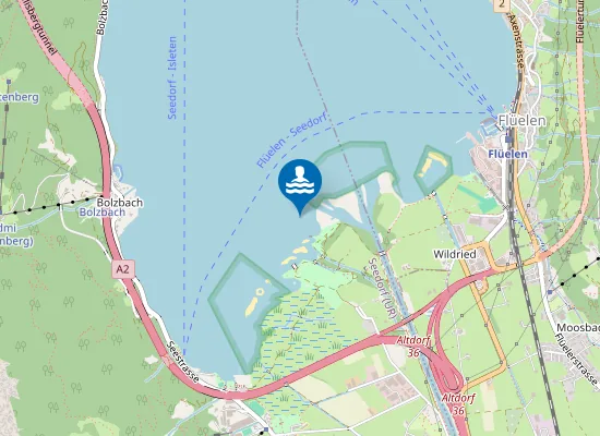 Map of Badeplatz Mississippi (Ufer 1)