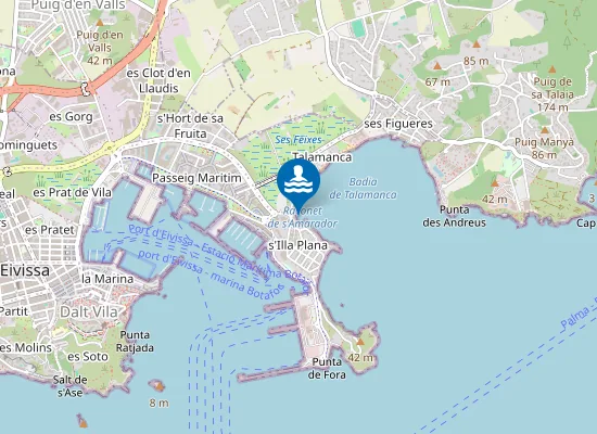 Map of PLAYA TALAMANCA PM2