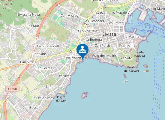 Map of PLAYA FIGUERETES PM1