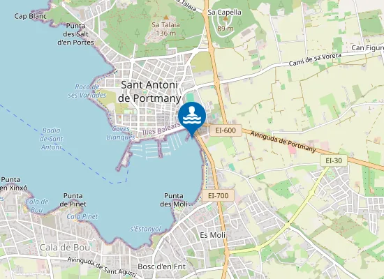 Map of PLAYA DE S'ARENAL PM2