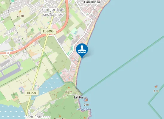 Map of PLAYA D'EN BOSSA PM1