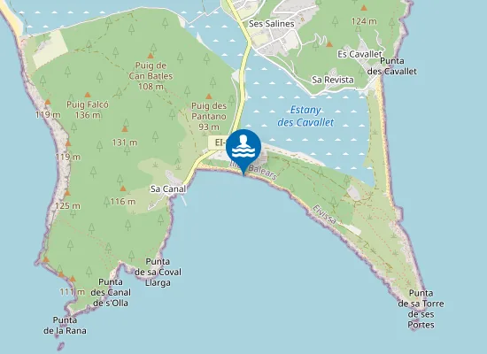 Map of PLAYA SALINES PM1