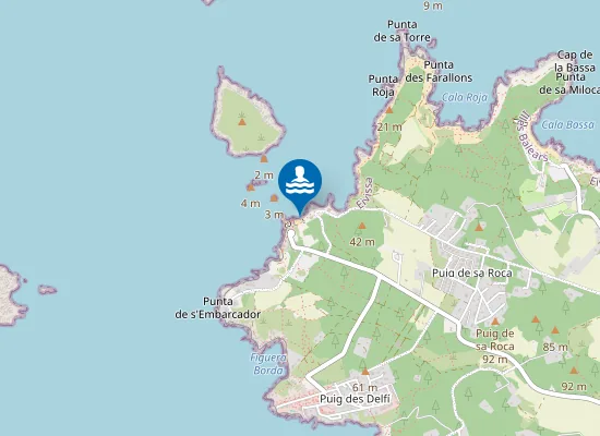 Map of PLAYA CALA COMTE PM1