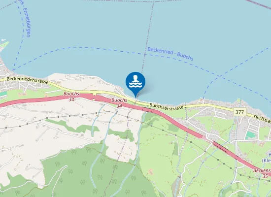 Map of Buochs-Neuseeland