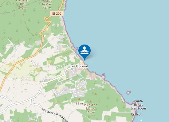 Map of PLAYA ES FIGUERAL PM1