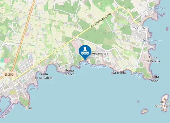 Map of PLAYA CALA PADA PM1