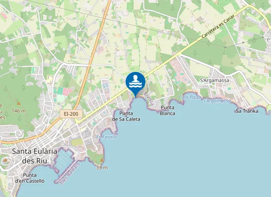 Map of PLAYA ES NIU BLAU PM1