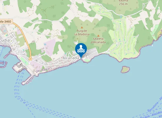 Map of PLAYA AUCANADA PM1