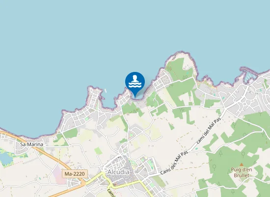 Map of PLAYA BARCAR?S PM1