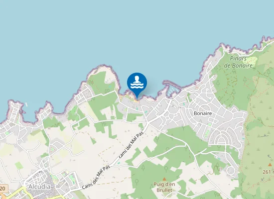 Map of PLAYA SANT PERE PM1