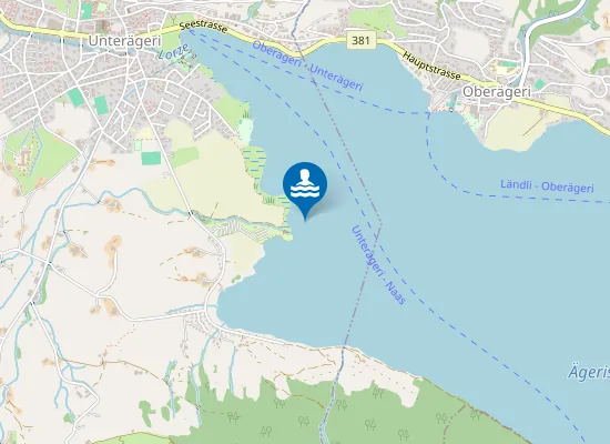 Map of Camping Unterägeri