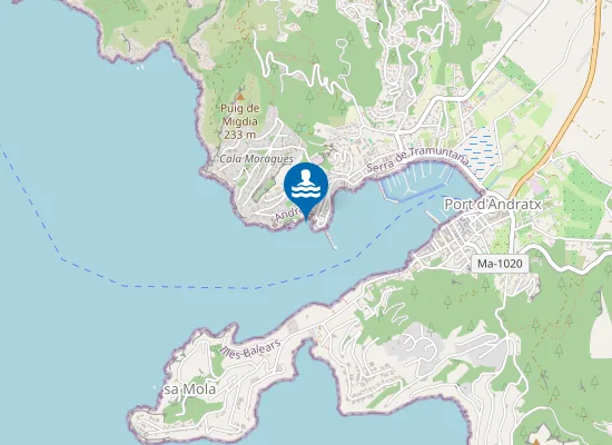 Map of PLAYA CALA EN FONOLL PM1