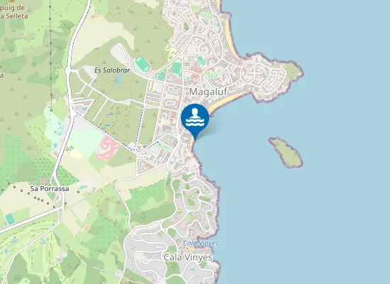 Map of PLAYA MAGALUF PM2