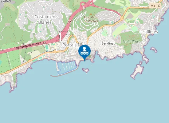 Map of PLAYA DE L'ORATORI PM1