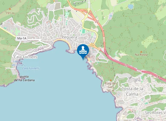 Map of PLAYA ROMANA PM1