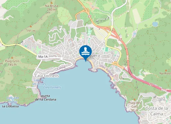 Map of PLAYA PALMIRA PM1