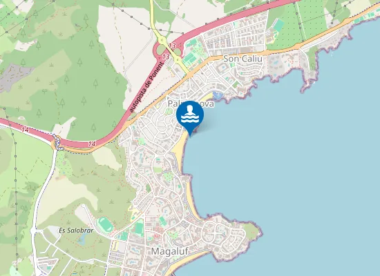 Map of PLAYA PALMANOVA PM1