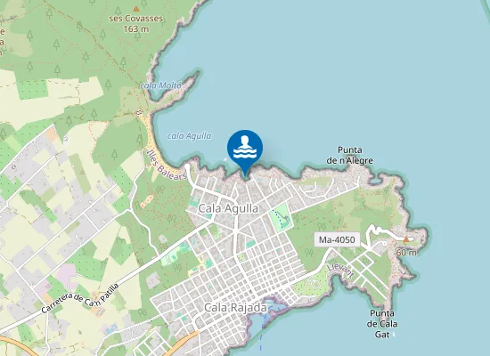 Map of PLAYA CALA LLITERES PM1