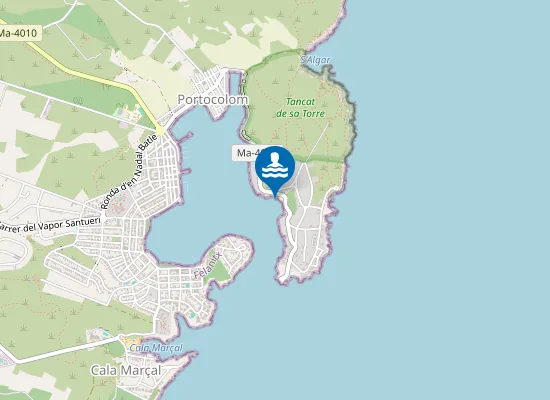Map of PLAYA PORTO COLOM PM1