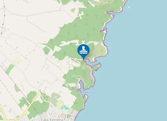 Map of PLAYA CALA SA NAU PM1