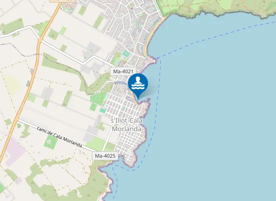 Map of PLAYA DE S'ILLOT PM1