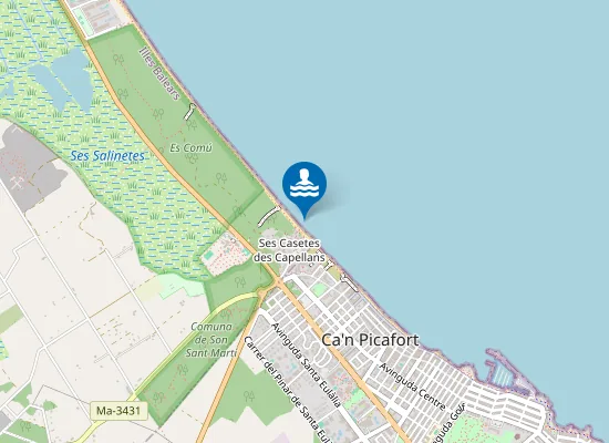 Map of PLAYA DE MURO PM3