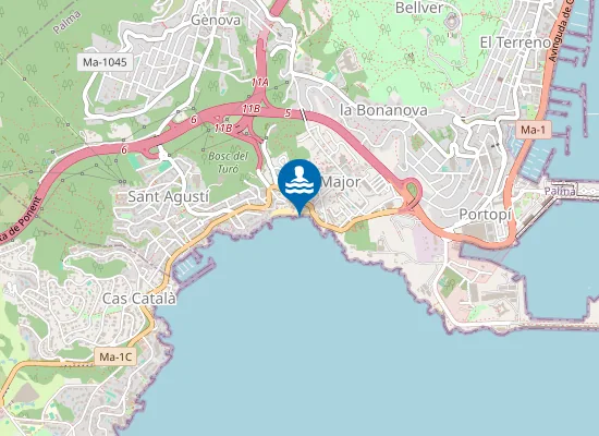 Map of PLAYA CALA MAJOR PM2