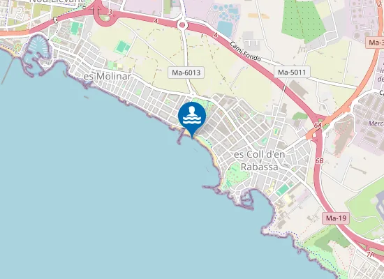 Map of PLAYA CIUTAT JARD? PM1