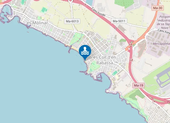 Map of PLAYA CIUTAT JARD? PM2