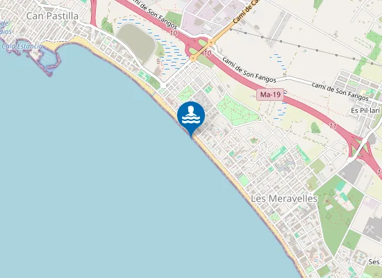 Map of PLAYA DE PALMA PM3