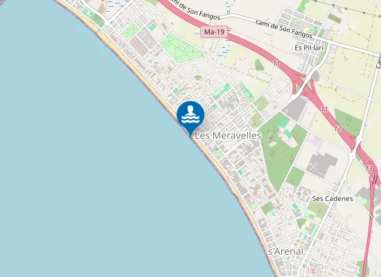 Map of PLAYA DE PALMA PM4
