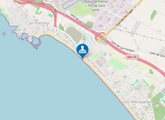 Map of PLAYA DE PALMA PM5