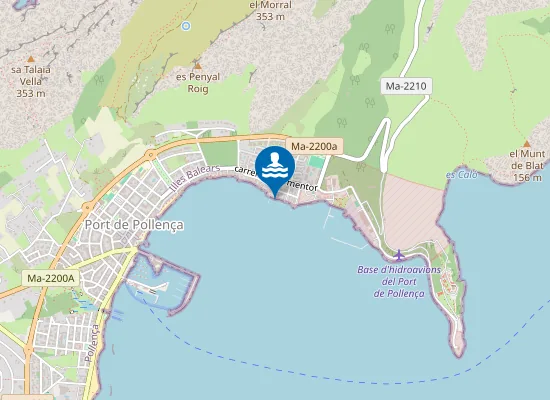 Map of PLAYA D'ALBERCUIX( PORT DE POLLEN?A) PM1