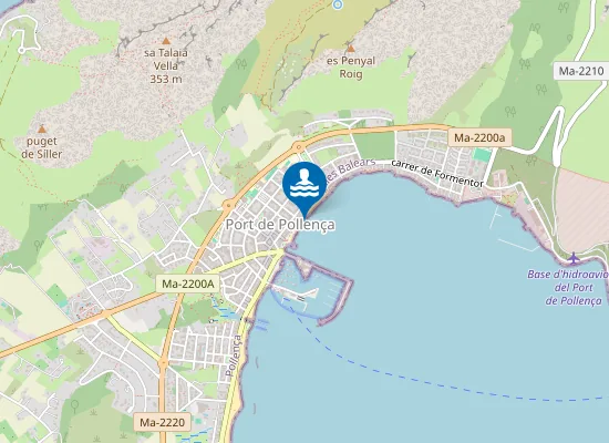 Map of PLAYA D'ALBERCUIX( PORT DE POLLEN?A) PM3